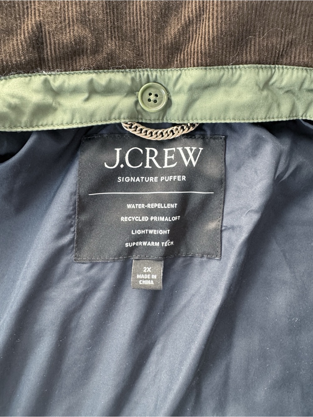J Crew Heritage Quilted Barn Jacket with PrimaLoft | 2X - Picture 8 of 13